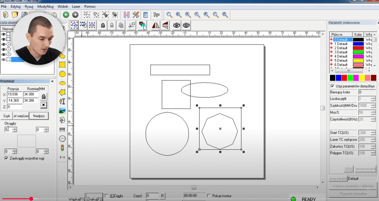 Obsługa programu EZCAD Lite do laserów EM Smart