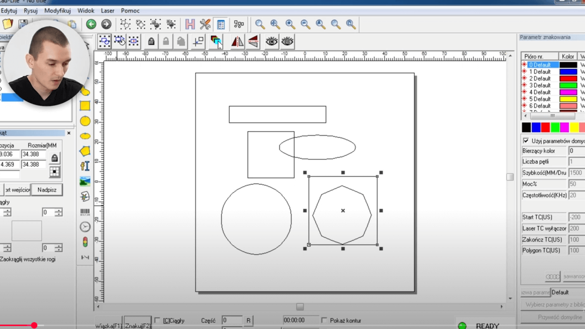 Obsługa programu EZCAD Lite do laserów EM Smart